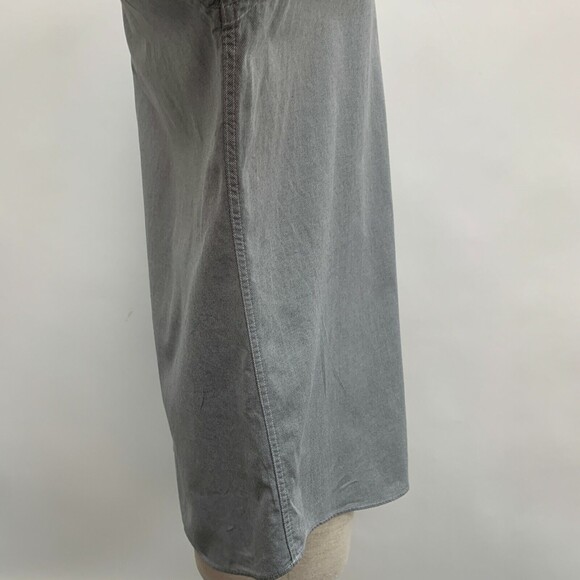 Peter Millar Men's Shirt Size 17 L Gray Print Long Sleeve - Picture 7 of 10